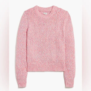 NWT J. Crew Factory Marled Crewneck Heavy Knit Sweater